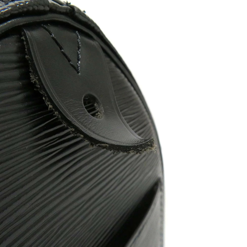Louis Vuitton Speedy Epi Leather Black Boston Bag Handbag